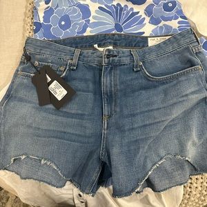 Rag and Bone low waisted denim shorts , NEW WITH TAGS